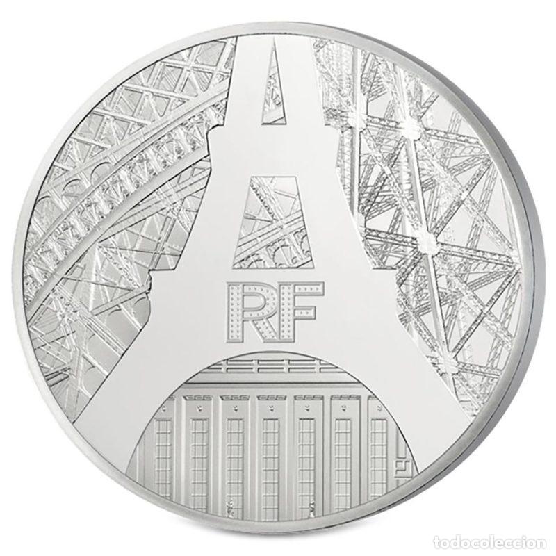 Monete antiche di Europa: FRANCIA 10 EURO PLATA UNESCO TORRE EIFFEL DE PARIS 2014