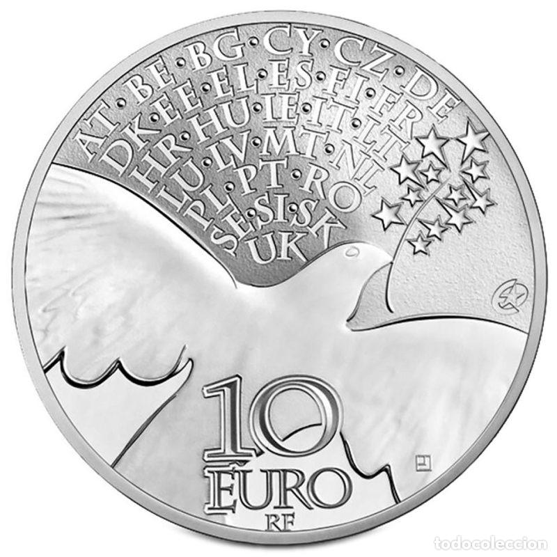 Monedas antiguas de Europa: FRANCIA 10 EURO PLATA EUROPA 70 A&Ntilde;OS DE PAZ EN EUROPA 2015