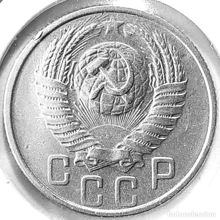 Monedas antiguas de Europa: RUSIA (1924-1958) - 15 KOPEKS 1953 - UNION SOVIETICA - A - 2,70 GR. CUPRONIQUEL - DIAMETRO 19,56 mm