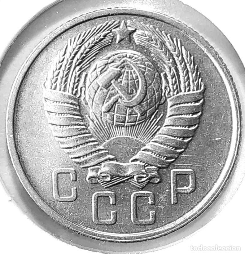 Monedas antiguas de Europa: RUSIA (1924-1958) - 15 KOPEKS 1957 - UNION SOVIETICA - A - 2,70 GR. CUPRONIQUEL - DIAMETRO 19,56 mm