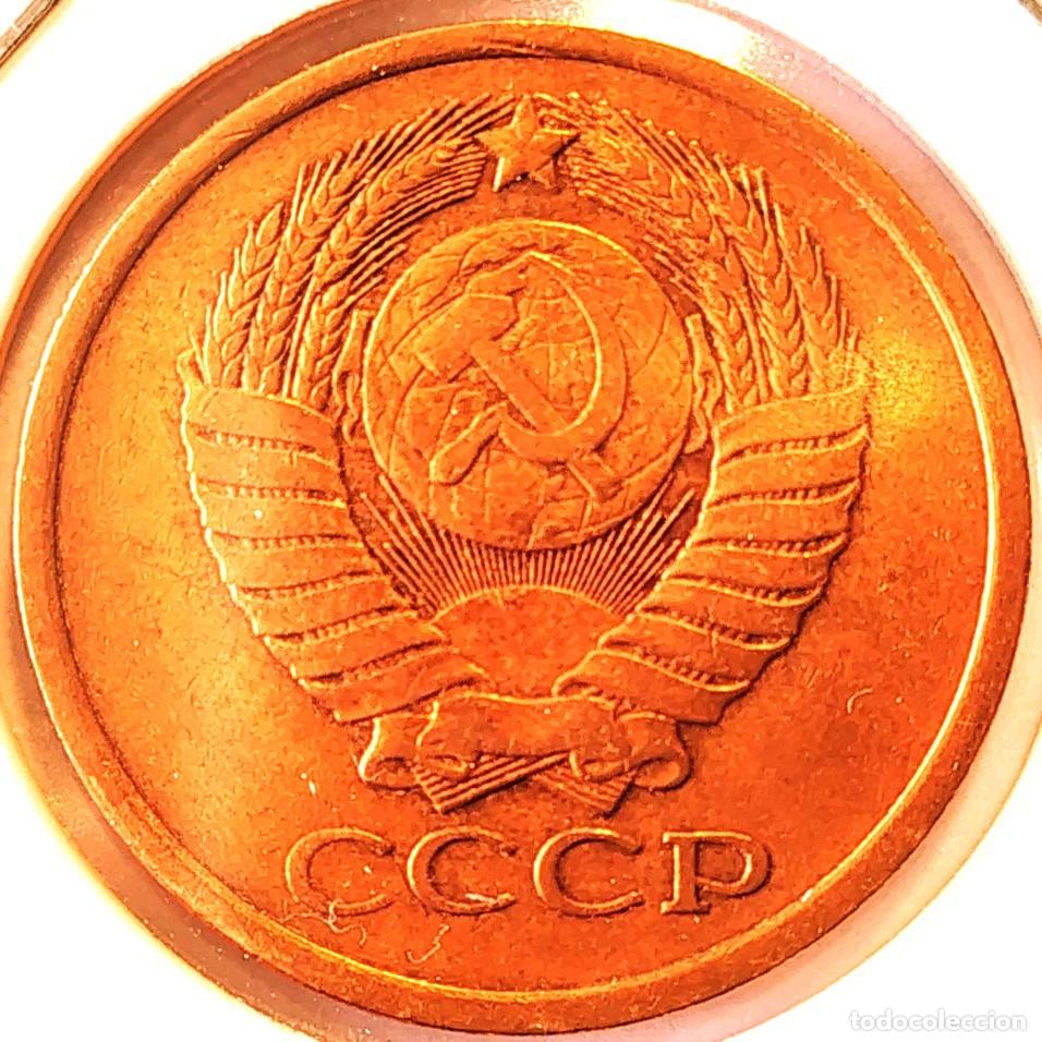 Monedas antiguas de Europa: RUSIA (1961-1991) - 5 KOPEKS 1980 - CCCP - A - 5 GR. LATON - DIAMETRO 25 mm - Y#129a - MB