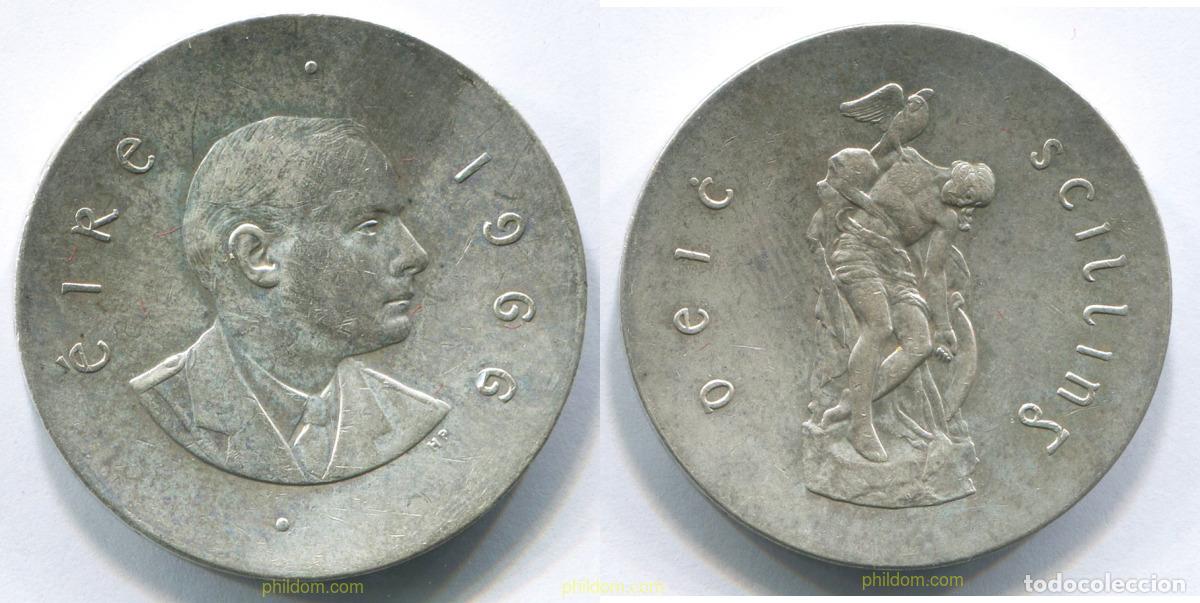 Monedas antiguas de Europa: 3044 IRLANDA 1966 IRELAND IRLANDA EIRE 10 SCHILLING CHELINES 1966