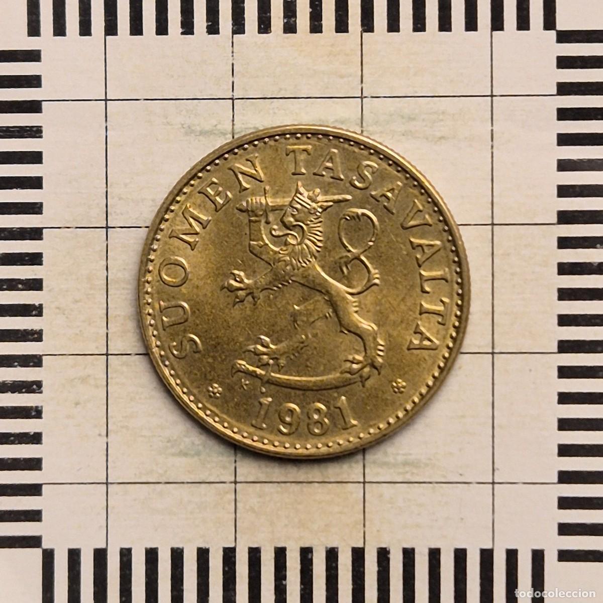 Monedas antiguas de Europa: 50 PENNIA, FINLANDIA. 1981 K. (KM#48).