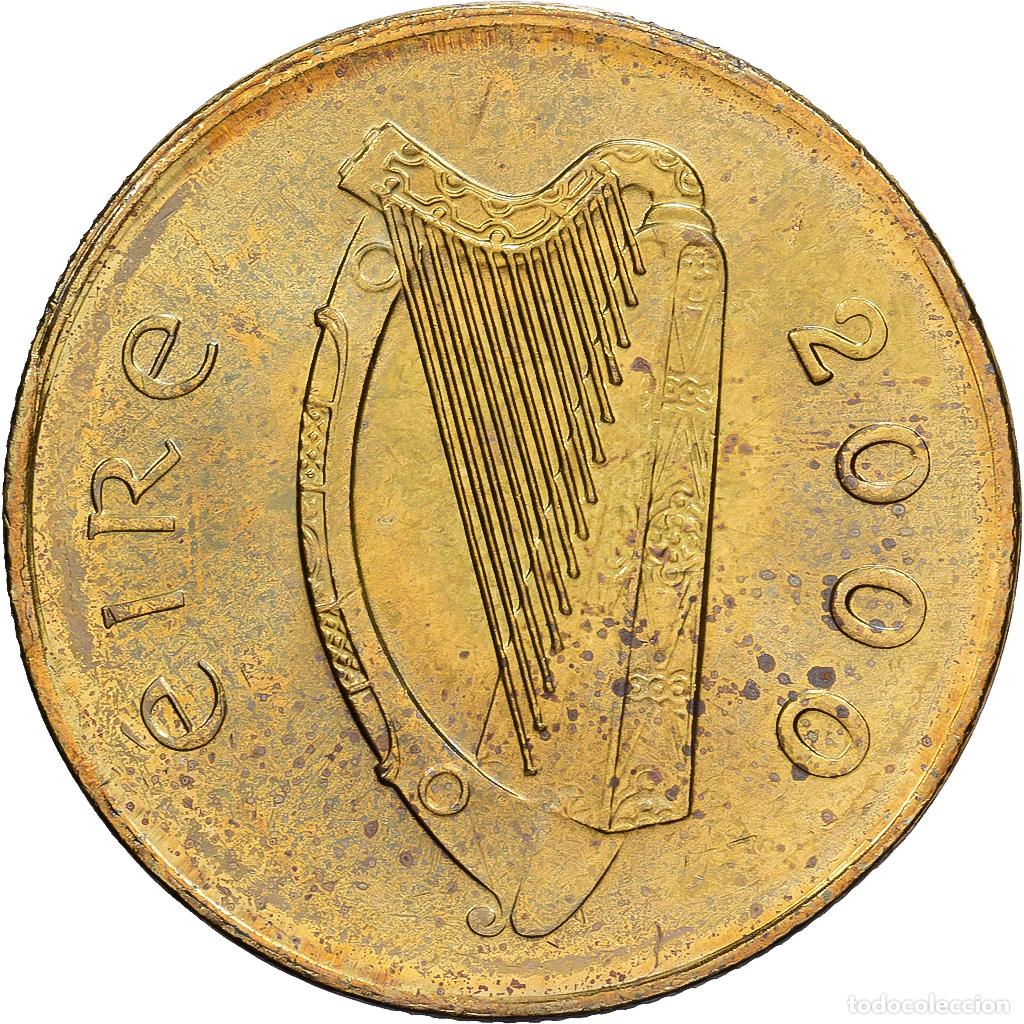 Monedas antiguas de Europa: [#139368] REP&Uacute;BLICA DE IRLANDA, 20 Pence, 2000, Dublin, N&iacute;quel - lat&oacute;n, FDC, KM:25
