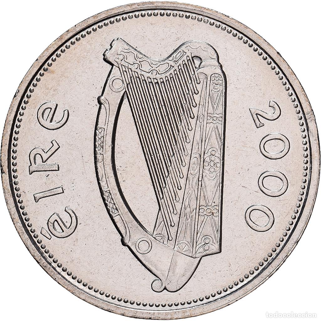 Monedas antiguas de Europa: [#139370] REP&Uacute;BLICA DE IRLANDA, 1 Pound, Millennium, 2000, Dublin, Cupronickel, FDC
