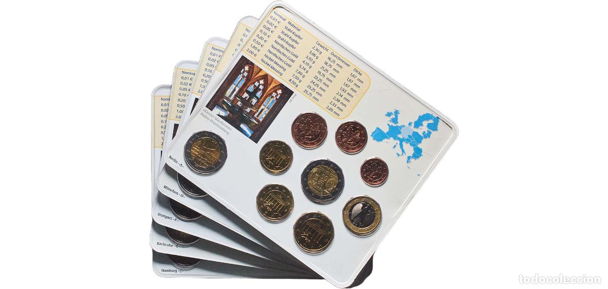 Monedas antiguas de Europa: Germany Federal Republic 2013 Euros set complete (Bundesl&auml;nder - &rdquo;Baden-W&uuml;rttemberg&rdquo; ,A,D,F,G,J) Bi