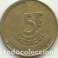 Monedas antiguas de Europa: BELGICA - 5 FRANCOS - BELGIQUE - 1986 - FOTOS