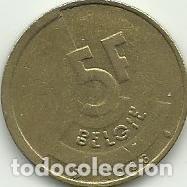 Monedas antiguas de Europa: BELGICA - 5 FRANCOS - BELGIE - 1986 - FOTOS