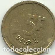 Monedas antiguas de Europa: BELGICA - 5 FRANCOS - BELGIE - 1987 - FOTOS