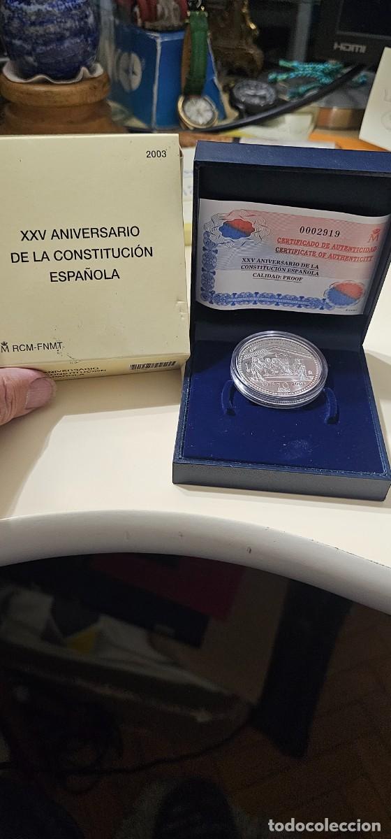 Monedas antiguas de Europa: XXV Aniversario Constitucion Espa&ntilde;ola 10 euros plata