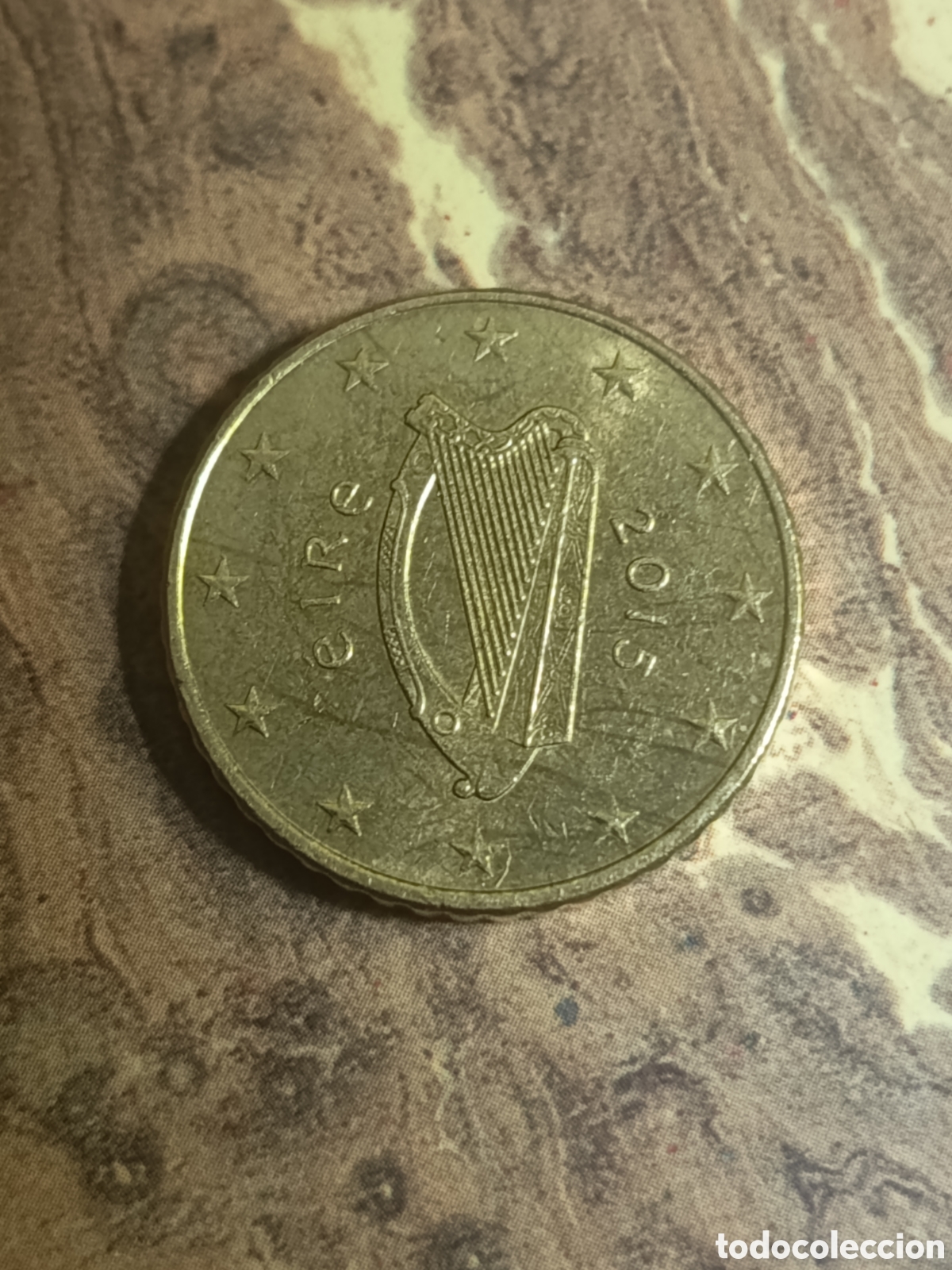 Monedas antiguas de Europa: Moneda 50 C&eacute;ntimos Irlanda 2015 EBC