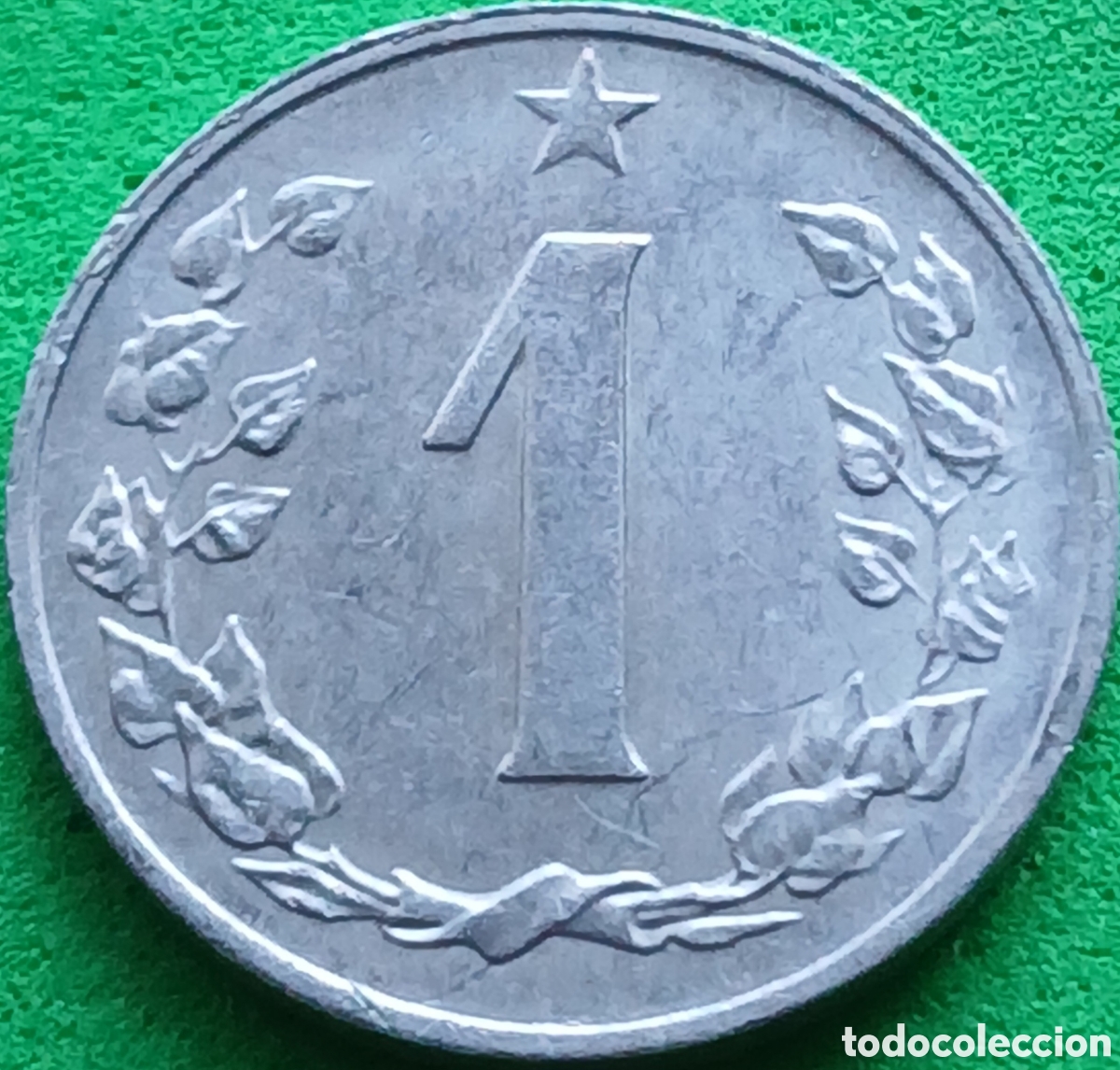 Monedas antiguas de Europa: Checoslovaquia 1 heller 1962 km#51