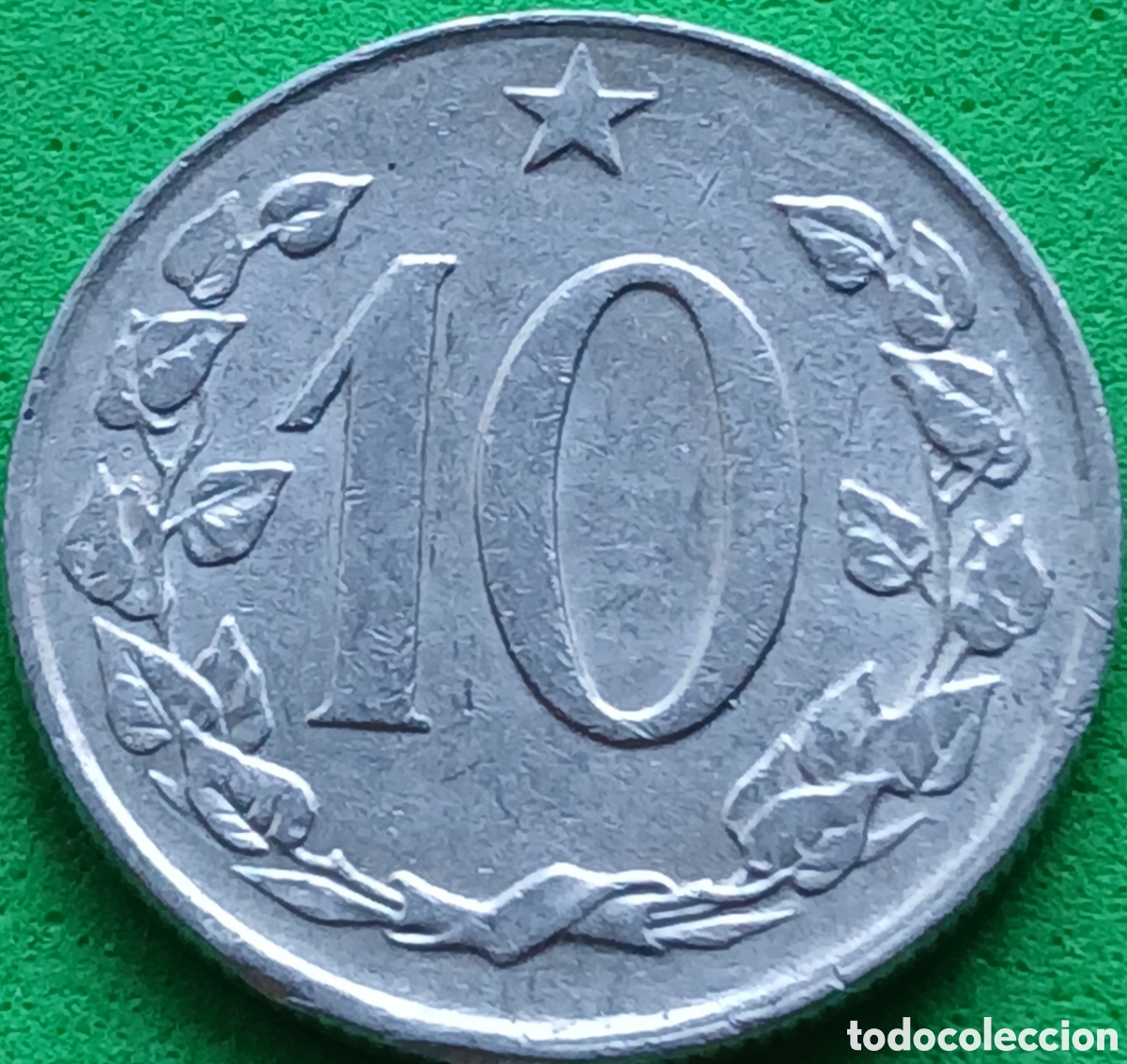 Monedas antiguas de Europa: Checoslovaquia 10 hellers 1970 km#49.1