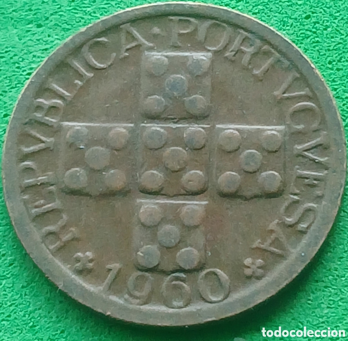 Monedas antiguas de Europa: Portugal 10 centavos 1960 km#583