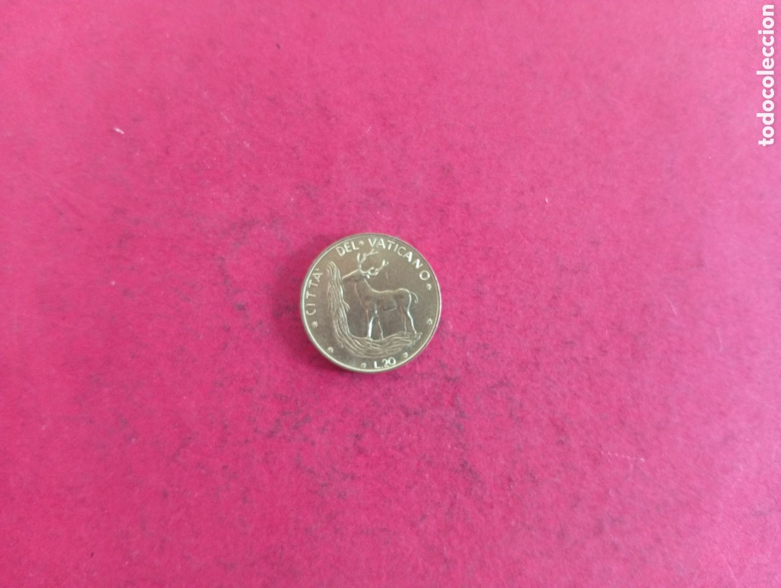 Old Coins of Europe: 20 liras del Vaticano 1974