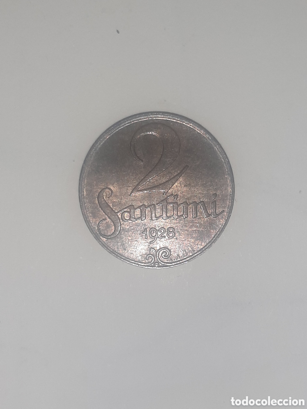 Monedas antiguas de Europa: LETONIA 2 SANTIMI 1928 SIN CIRCULAR