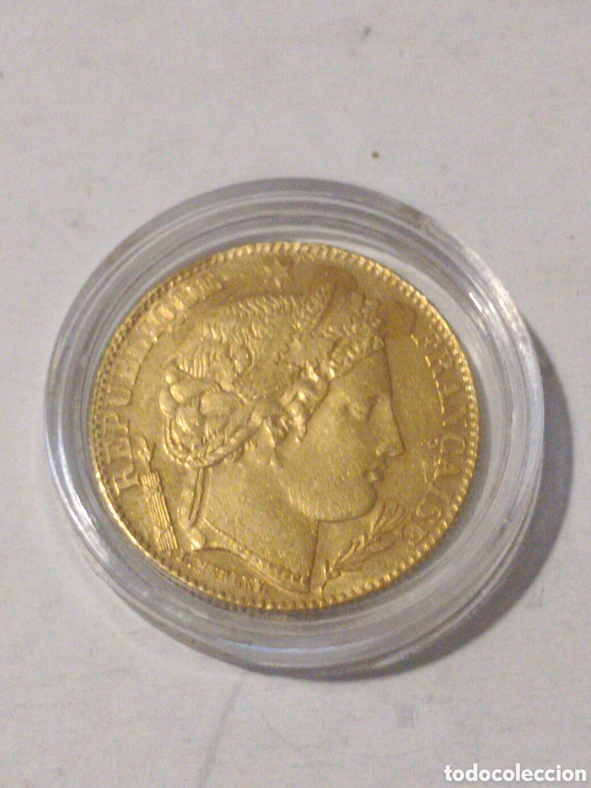 Monedas antiguas de Europa: Monedas de oro grande de Francia autentica