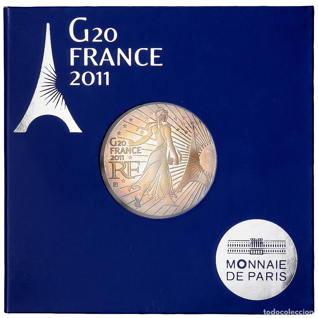 Monedas antiguas de Europa: [#981914] Francia, 20 Euro, Semeuse, G20 Summit, Prueba, 2011, MDP, Plata, FDC