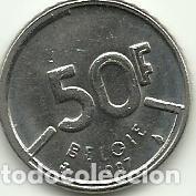 Monedas antiguas de Europa: BELGICA - 50 FRANCOS - 1987 - NIQUEL - FOTOS