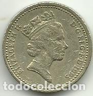 Monedas antiguas de Europa: 1 LIBRA (POUND) - REINO UNIDO - 1993 - NIQUEL-LATON - FOTOS
