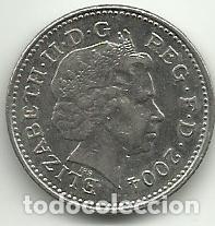 Monedas antiguas de Europa: 10 PENCE - REINO UNIDO - 2004 - COBRE-NIQUEL - FOTOS