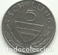 Monedas antiguas de Europa: AUSTRIA - 5 SCHILLING - 1985 - COBRE-NIQUEL - FOTOS
