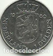 Monedas antiguas de Europa: PAISES BAJOS - 1 GULDEN - 1980 - NIQUEL - FOTOS
