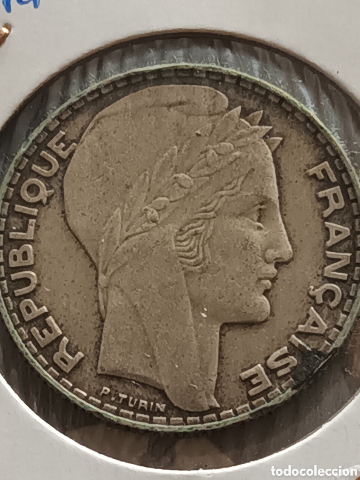 Monedas antiguas de Europa: DIEZ FRANCOS DE PLATA A&Ntilde;O 1932