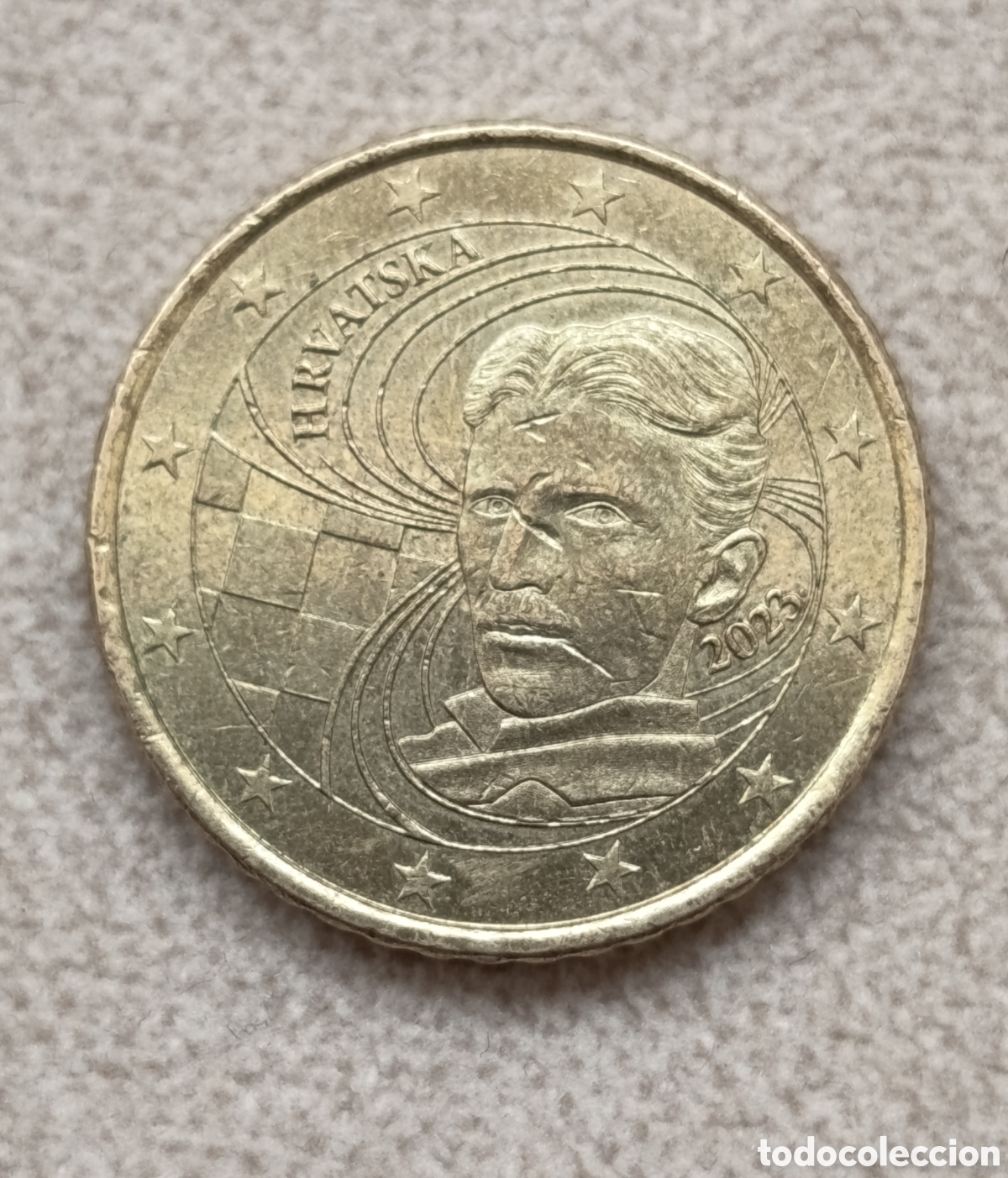 Monedas antiguas de Europa: Moneda 50 C&eacute;ntimos Croacia 2023
