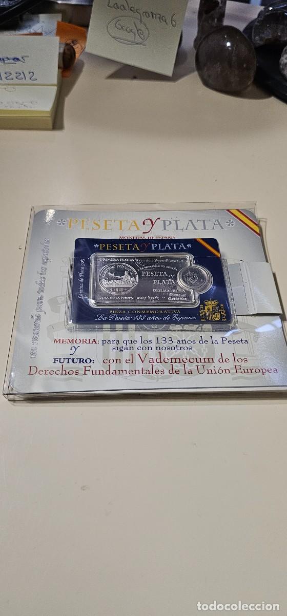 Monedas antiguas de Europa: Peseta conmemorativa plata 2002 FNMT