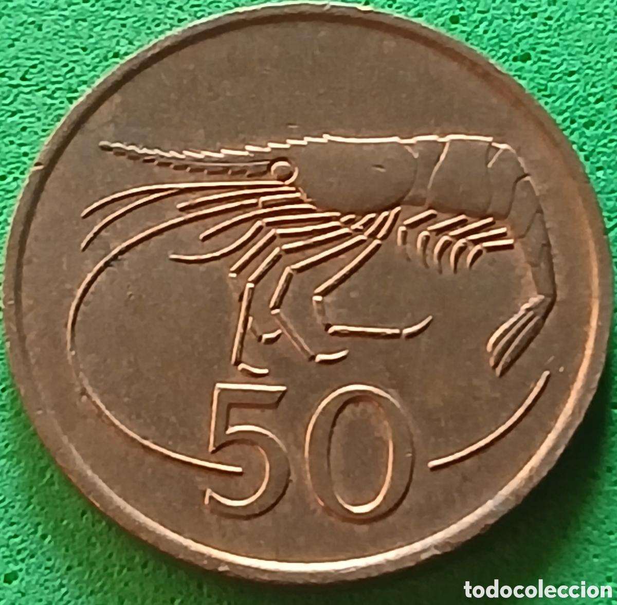 Monedas antiguas de Europa: Islandia 50 aurar 1981 km#26