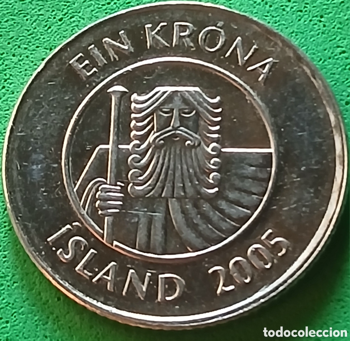 Monedas antiguas de Europa: Islandia 1 corona 2005 km#27a