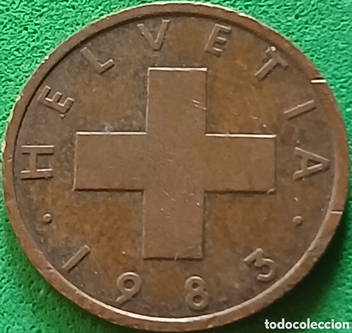 Monedas antiguas de Europa: Suiza 1 c&eacute;ntimo 1983 km#46