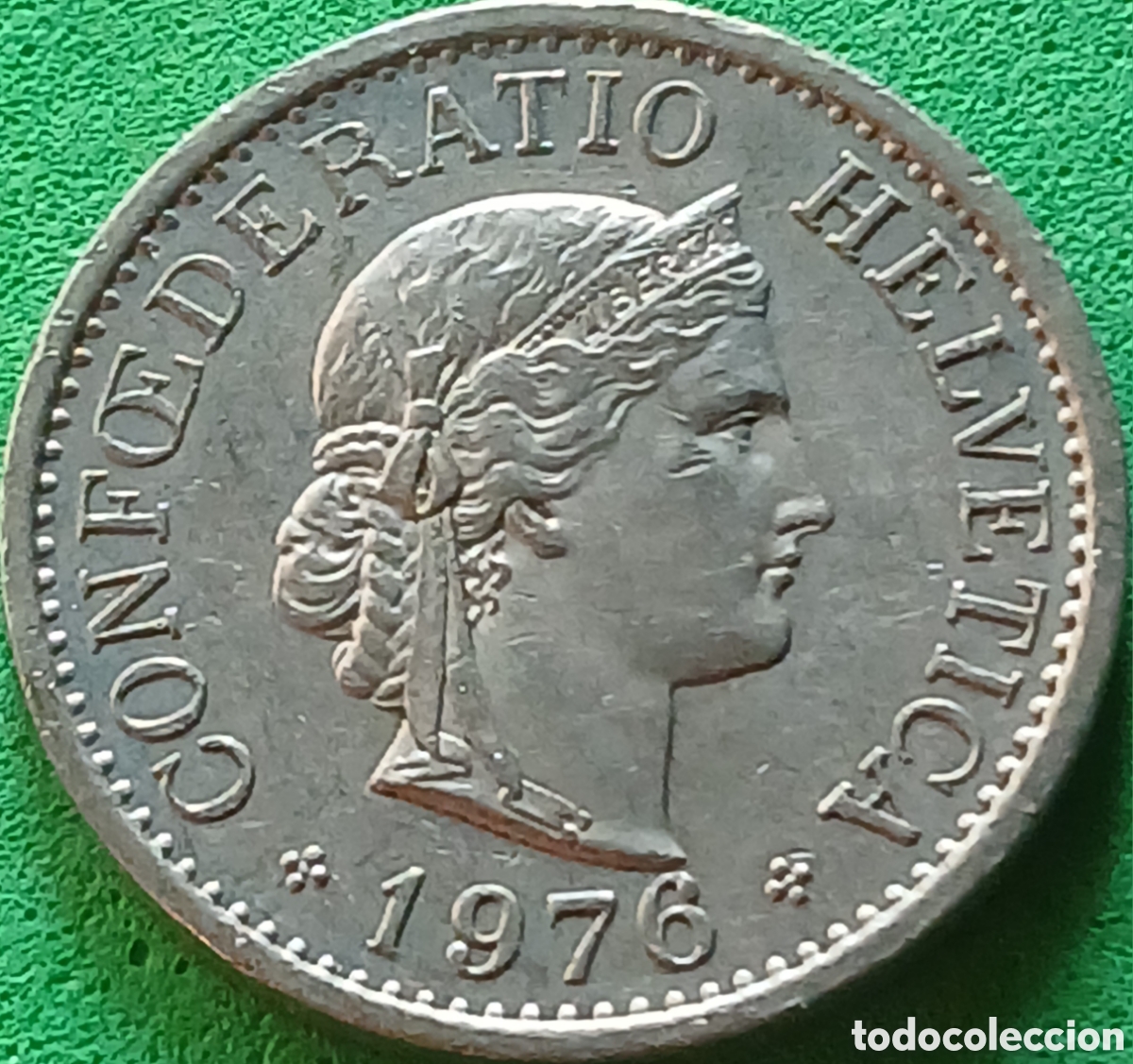 Monedas antiguas de Europa: Suiza 10 centimos 1976 km#27