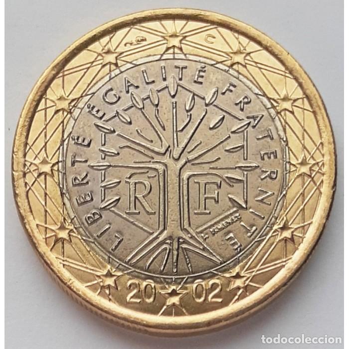 Monedas antiguas de Europa: 1 euros de Francia a&ntilde;o 2002