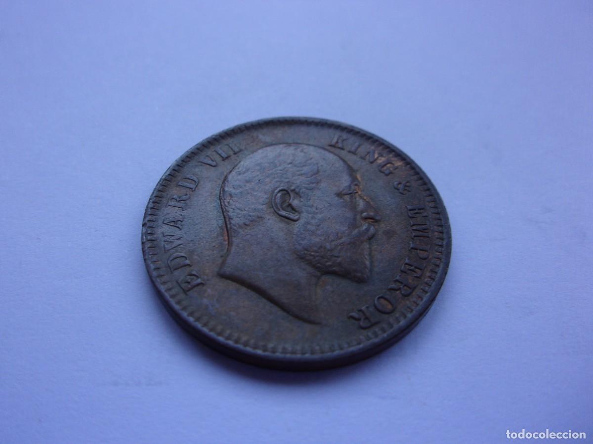 Monedas antiguas de Europa: 93SCK16 India Brit&aacute;nica Eduardo VII 1/4 anna 1907