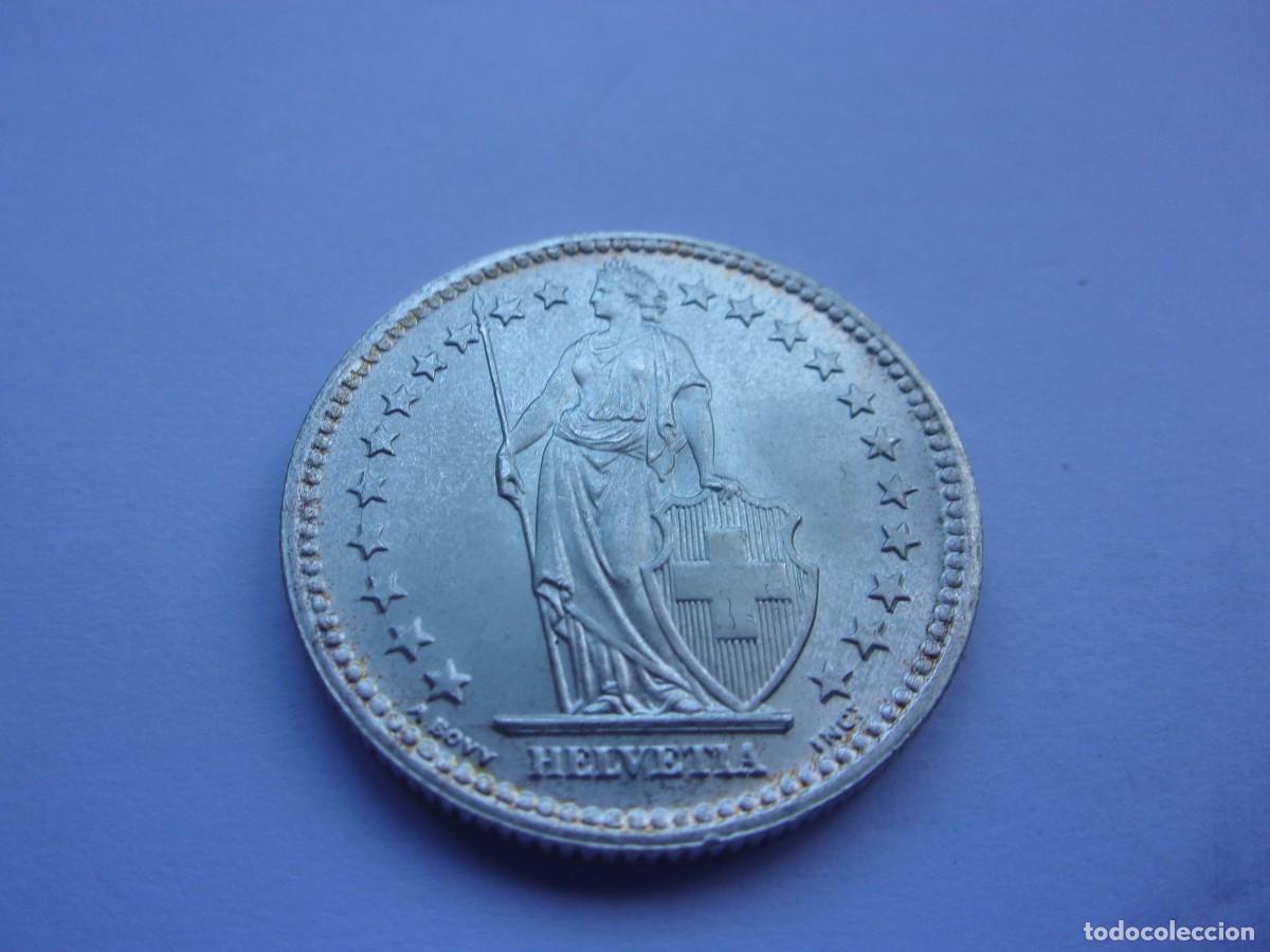 Monedas antiguas de Europa: 10SCL17 Suiza 2 francos de plata 1948 B SC