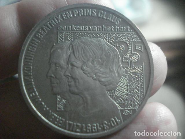 Monedas antiguas de Europa: HOLANDA - MONEDA DE 2 Y MEDIO ECU - A&Ntilde;O 1991 PRECIOSA 3,3 CM DI&Aacute;METRO