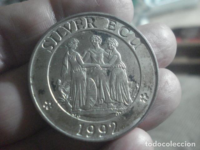 Monedas antiguas de Europa: GRAN BRETA&Ntilde;A - PLATA 92,5 PUREZA - 23 GRAMOS - SILVER ECU - PRECIOSA 38 MM DI&Aacute;METRO