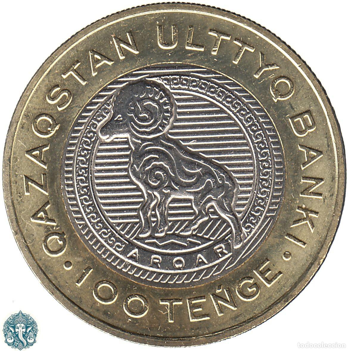 Monedas antiguas de Europa: KAZAJIST&Aacute;N 100 Tenge 2025 Fauna kazajistanesa Argali KM#- bimet&aacute;lica KAZAJST&Aacute;N KAZAKST&Aacute;N KAZAKHSTAN