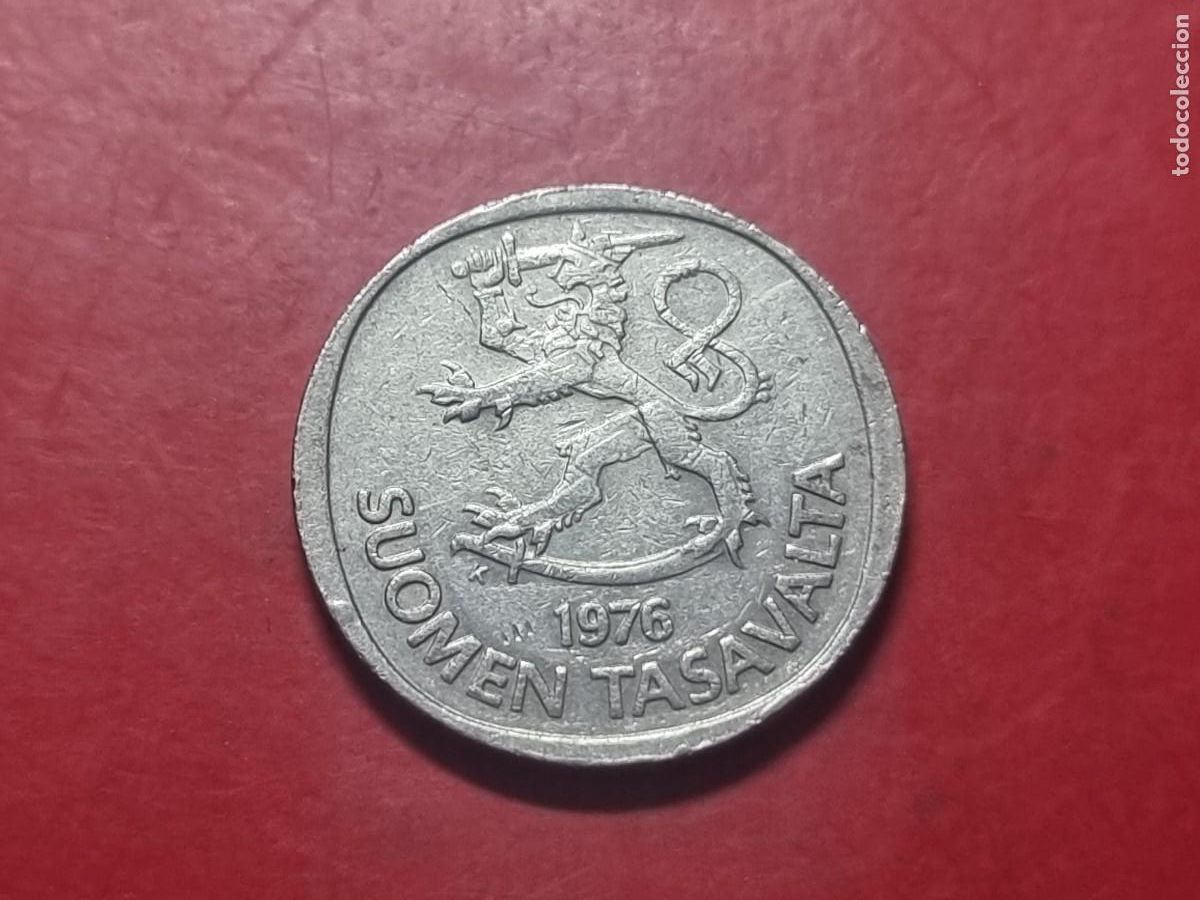Monedas antiguas de Europa: 1 MARCO FINLANDIA 1976