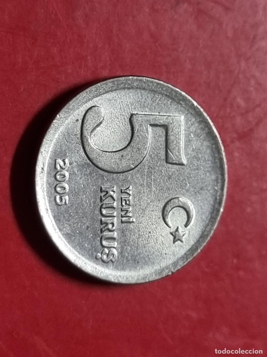 Monedas antiguas de Europa: 5 KURUS TURQU&Iacute;A 2005