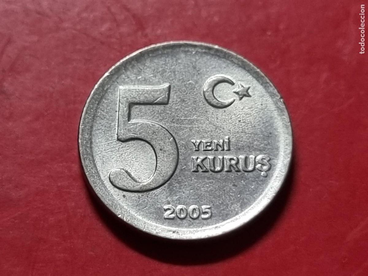 Monedas antiguas de Europa: 5 KURUS TURQU&Iacute;A 2005