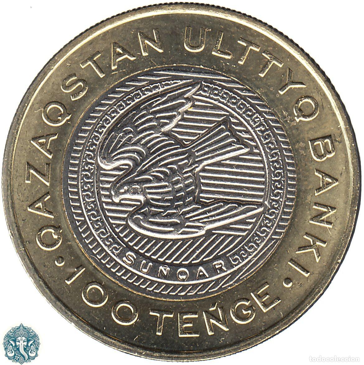 Monedas antiguas de Europa: KAZAJIST&Aacute;N 100 Tenge 2025 Fauna kazajistanesa Halc&oacute;n KM#- bimet&aacute;lica KAZAJST&Aacute;N KAZAKST&Aacute;N KAZAKHSTAN