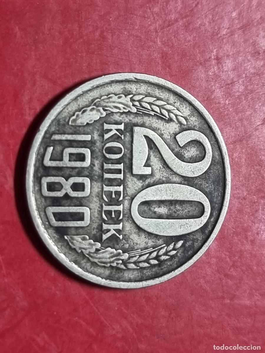 Monedas antiguas de Europa: 20 KOPEKS RUSIA 1980 MBC