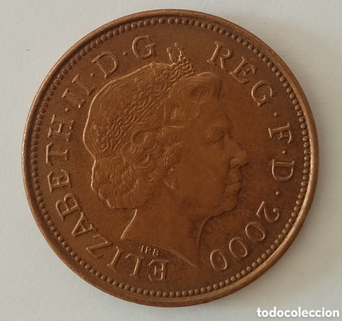 Monedas antiguas de Europa: MONEDA DEL REINO UNIDO 2 PENIQUES 2000 (FOTO)