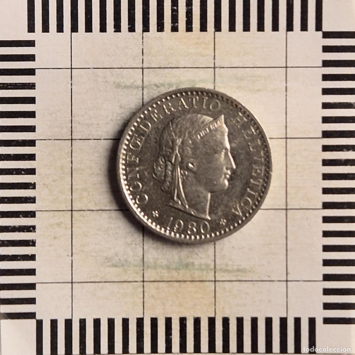 Monedas antiguas de Europa: 20 RAPPEN, SUIZA. 1980. (KM#29a).