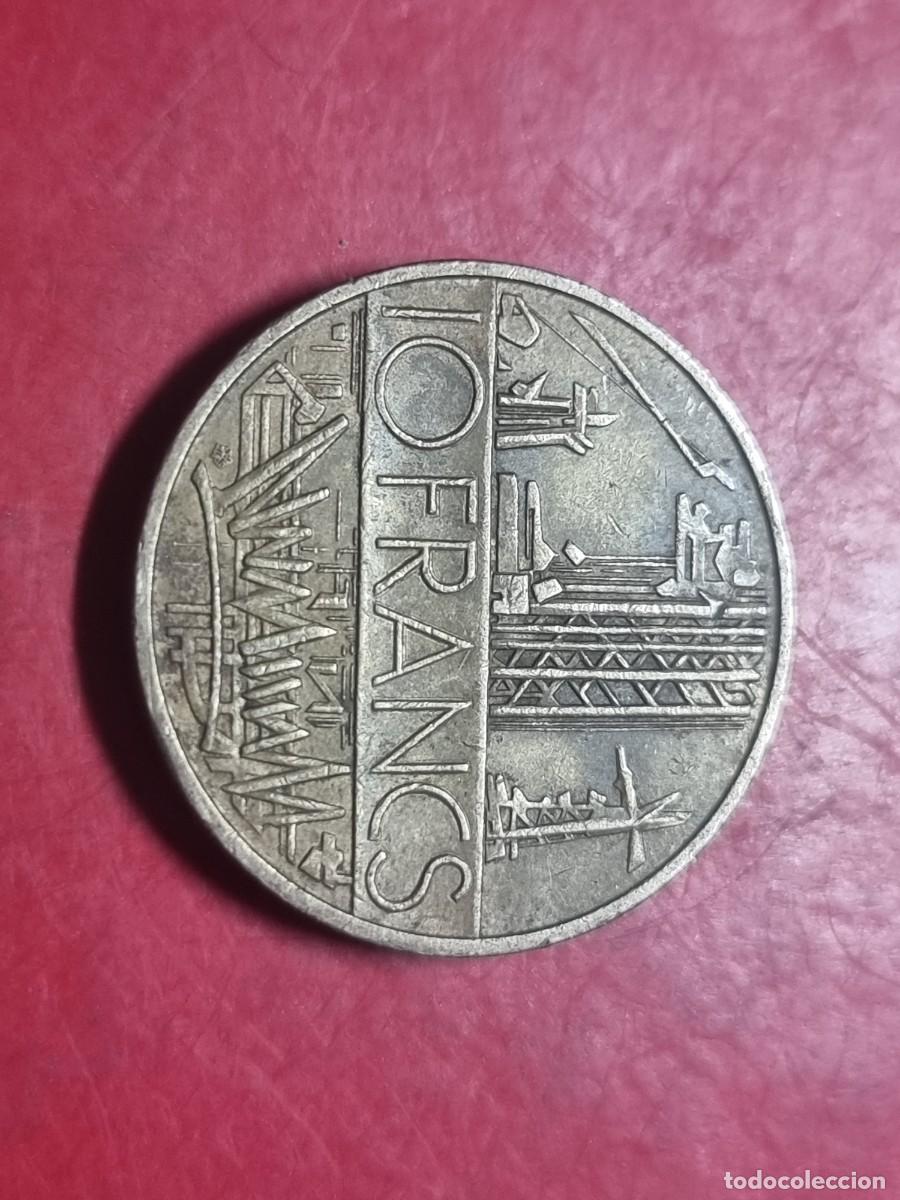 Monedas antiguas de Europa: 10 FRANCOS FRANCIA 1977