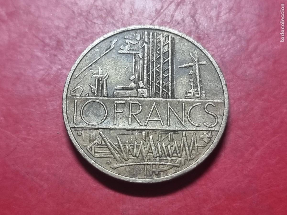Monedas antiguas de Europa: 10 FRANCOS FRANCIA 1977