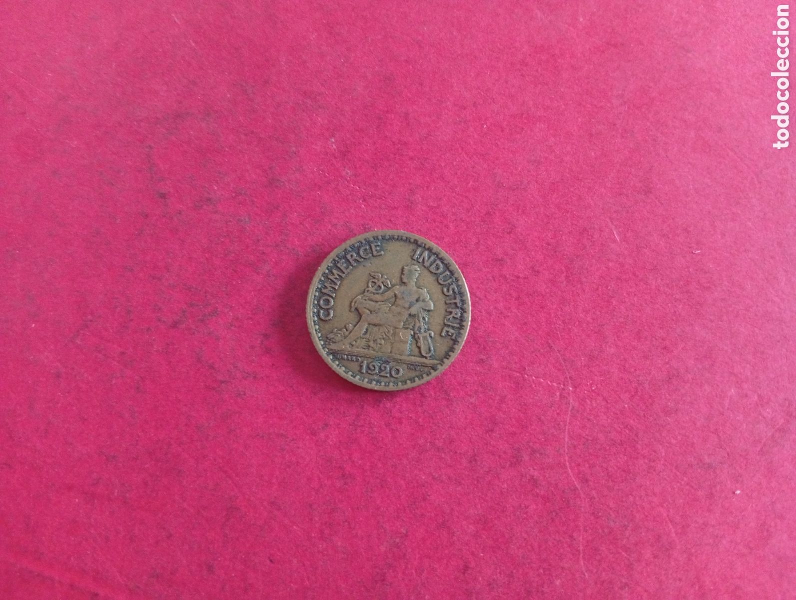 Monedas antiguas de Europa: 1 franco de Francia 1920